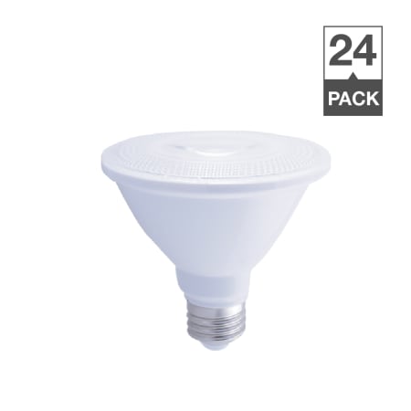 Simply Conserve Pack of (24) 11 Watt Short Neck Dimmable PAR30 Medium (E26) LED Bulbs N/A