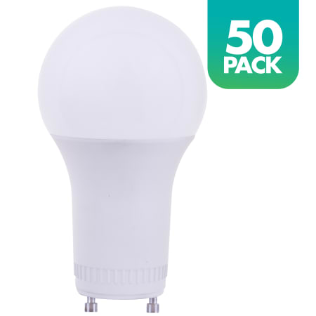 Simply Conserve Pack of (50) 9 Watt Dimmable A19 GU24 LED Bulbs - 800 Lumens, 3000K, and 90CRI White