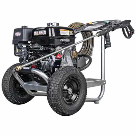 Simpson 4400 PSI 4 GPM Gas Powered Cold / Hot Water Pressure Washer with 389 CC Honda Engine N/A