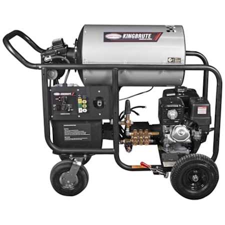 Simpson 4000 PSI 4 GPM Gas Powered Cold / Hot Water Pressure Washer with 389 CC Honda Engine N/A