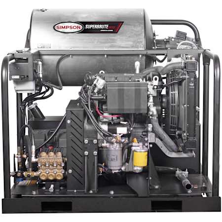 Simpson 4000 PSI 6 GPM Diesel Powered Hot Water Pressure Washer with 898 CC Kubota Engine N/A