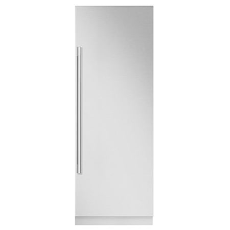 SKS 30 Inch Wide 18 Cu. Ft. Energy Star Certified Panel Ready Column Refrigerator with Internal Water Dispenser and Soft Close Drawer Panel Ready