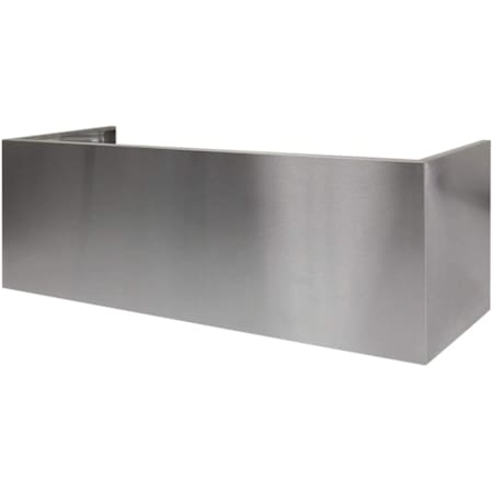 SKS 48 Inch Pro Hood Duct Cover Stainless Steel
