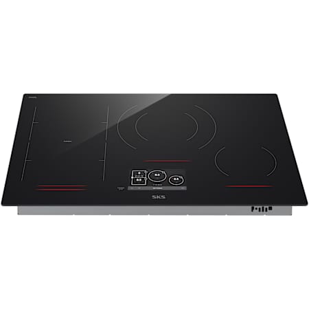 SKS 30 Inch Wide 240 Volt 4 Burner Induction Cooktop Stainless Steel
