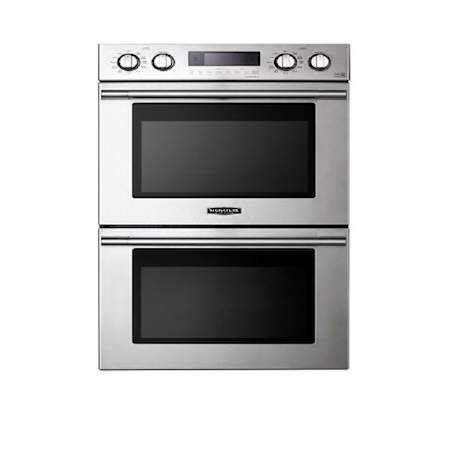 SKS 30 Inch Wide 9.4 Cu. Ft. Electric Double Oven with Sabbath Mode and Convection Bake Stainless Steel