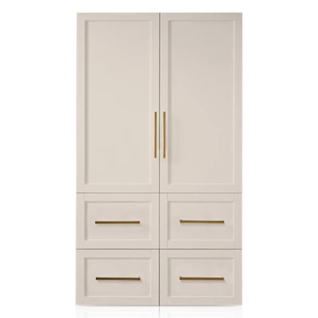 SKS 48 Inch Wide 15 Amp 26 Cu. Ft. Energy Star Certified Panel Ready French Door Refrigerator with LED Lights Panel Ready