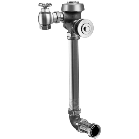 Sloan 1.28 GPF Concealed Water Closet Flushometer for Wall Hung Rear Spud Bowls from the Royal Series Chrome