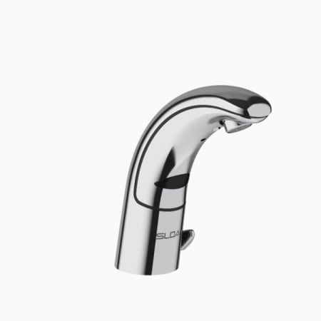Sloan Sensor Activated Electronic Hand Washing Faucet For Pre-Tempered or Hot and Cold Water Operation with Integral Spout Temperature Mixer. Battery Powered Models Chrome