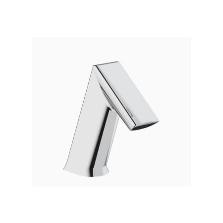 Sloan Basys Sensor Faucet 0.5 GPM with 4 Inch Trim Plate and Thermostatic Mixing Valve Polished Chrome