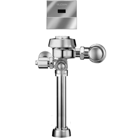 Sloan Low Consumption (1.28 gpf) Exposed Water Closet Flushometer with Manual Control, for floor mounted or wall hung 1-1/2" top spud bowls. Chrome