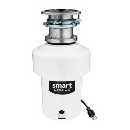 Smart Choice 3/4 HP Batch Feed Garbage Disposal N/A