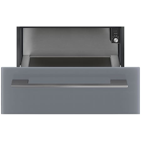 Smeg Linea 28 Inch Wide Electric Oven Warming Drawer with 6 Functions and Silicone Antislip Mat Silver