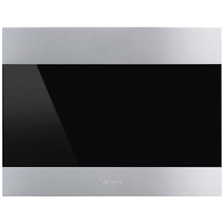 Smeg 23 Inch Wide 21 Bottle Capacity Fingerprint Resistant Built-In Wine Cooler with Removable Shelves and Telescopic Guide Rails Fingerprint Resistant Stainless Steel