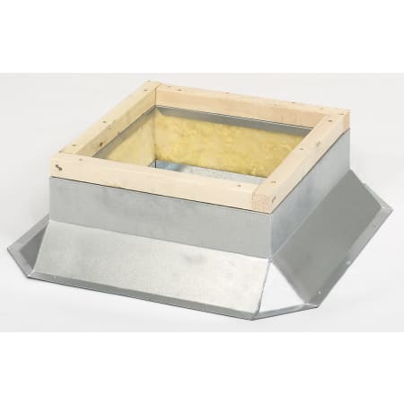Soler and Palau 33-3/4" x 12" Canted Roof Curb Galvanized Steel