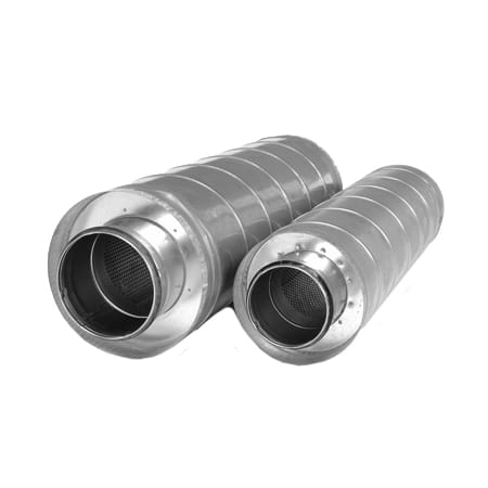 Soler and Palau 10"/250MM In-Line Duct Silencer Galvanized Steel