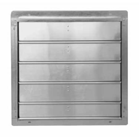 Soler and Palau 10 Inch Wide by 10 Inch High Low Velocity Gravity Exhaust Shutter N/A