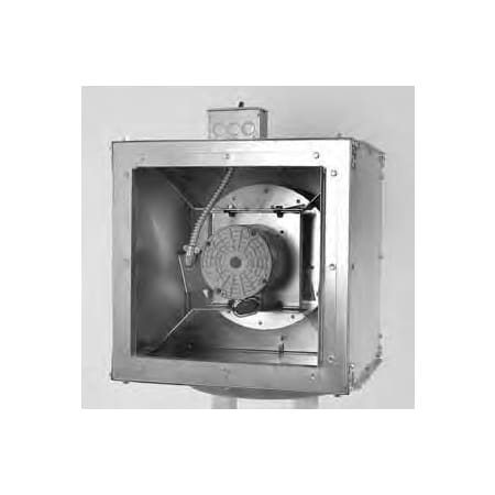 Soler and Palau 1/3 Horse Power 10.2 Sones Three Phase Square Inline Belt Drive Centrifugal Duct Fan N/A