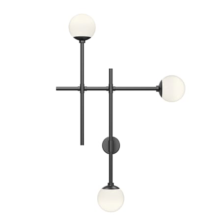 Sonneman Sabon 3 Light 20" Tall LED Wall Sconce Satin Black
