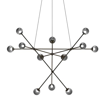 Sonneman Proton Alpha LED Pendant Polished Black Nickel