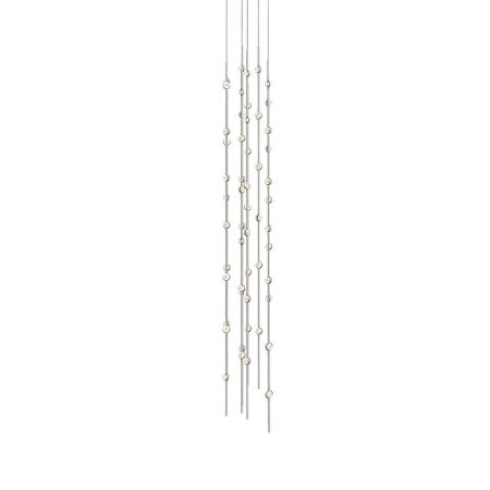 Sonneman Constellation 12" Wide Pendant Satin Nickel