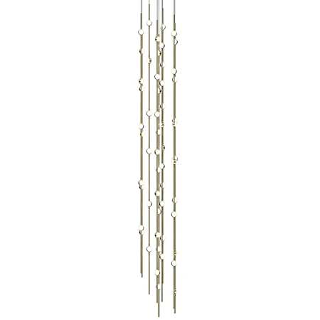 Sonneman Constellation 12" Wide Chandelier Satin Brass / White Optical