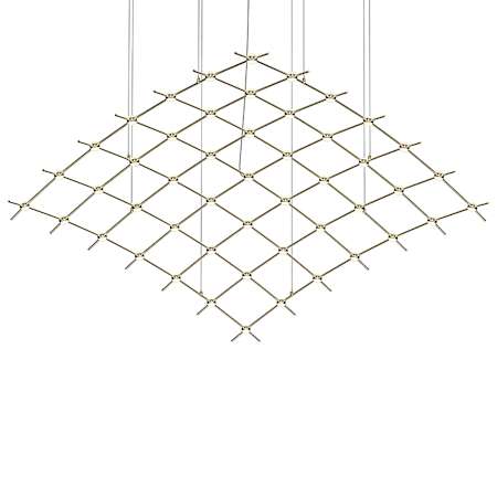 Sonneman Constellation Aquarius Major 49 Light 177" Wide LED Chandelier Satin Brass
