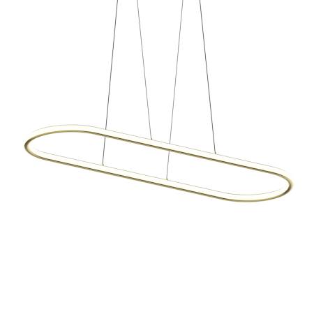 Sonneman Luna 2 Light 62" Wide LED Suspension Pendant Brass