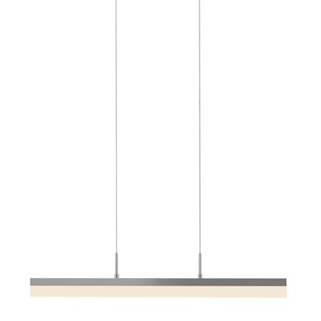Sonneman Stiletto 24" Wide Linear LED Chandelier Bright Satin Aluminum
