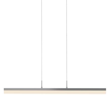 Sonneman Stiletto 32" Wide Linear LED Chandelier Bright Satin Aluminum