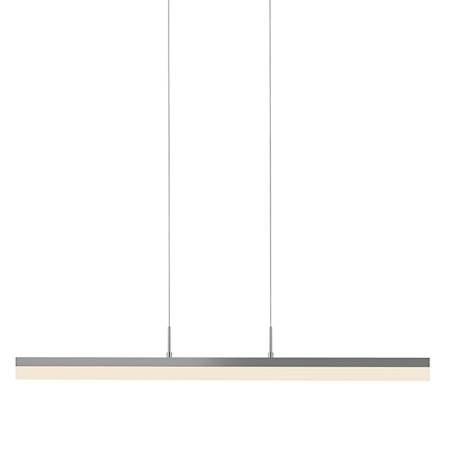 Sonneman Stiletto 33" Wide Linear Pendant Bright Satin Aluminum