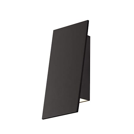 Sonneman Inside-Out Angled Plane 1 Light 4" Wide ADA Compliant 420 Lumen LED Indoor/Outdoor Wall Sconce Textured Bronze