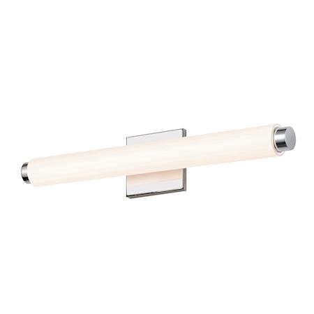 Sonneman Tubo Slim 18" LED Bath Bar with Drum Trim Polished Chrome