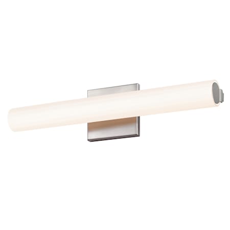 Sonneman Tubo Slim 18" LED Bath Bar with Flat Trim Satin Nickel