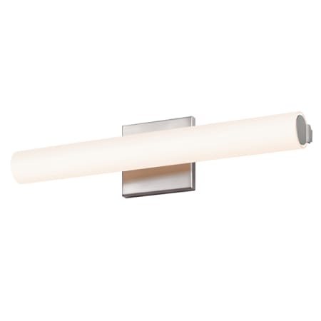 Sonneman Tubo Slim 18" LED Bath Bar with Flat Trim Satin Nickel