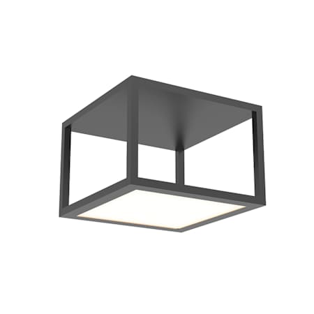 Sonneman Cubix 1 Light Medium LED Surface Mount Satin Black