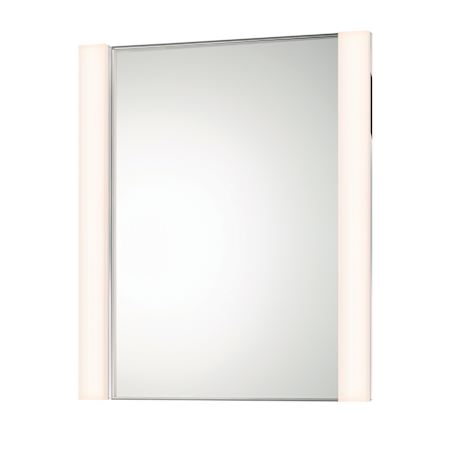 Sonneman Vanity 30" W x 36-1/4" H Modern Rectangular Framed Bathroom Mirror with LED Lighting Polished Chrome