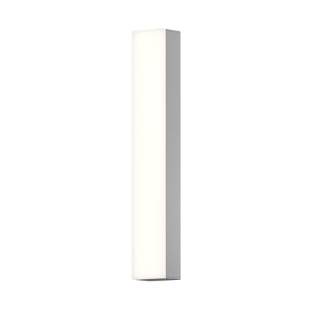 Sonneman Solid Glass Bar 18" Integrated LED Bath Bar Satin Nickel