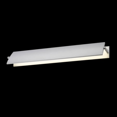 Sonneman Aileron 1 Light LED Wall Sconce Bright Satin Aluminum