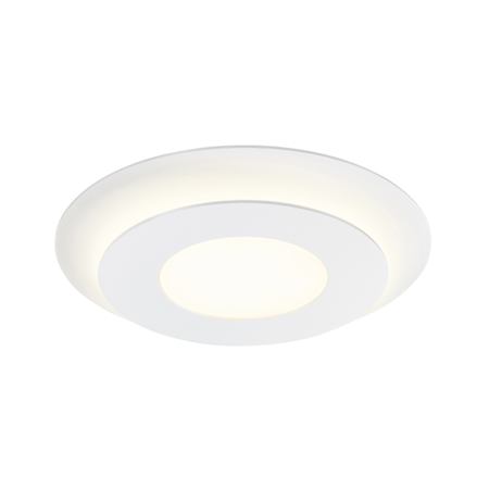 Sonneman Offset 1 Light LED Flush Mount Ceiling Fixture Textured White