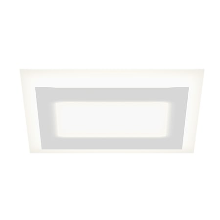 Sonneman Offset 24" Wide LED Flush Mount Ceiling Fixture Textured White