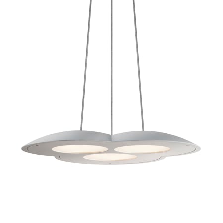 Sonneman Big Cloud 13" Wide Suspension Pendant Bright Satin Aluminum