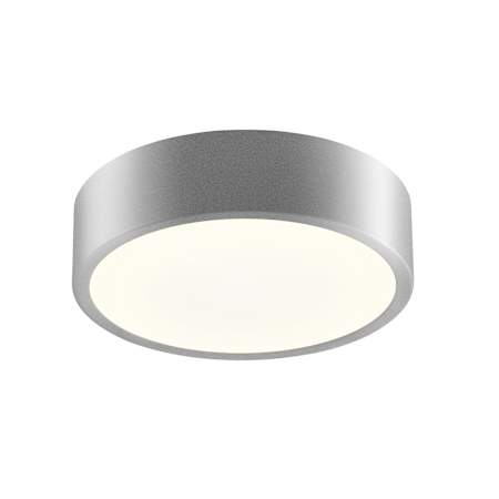 Sonneman Pi 8" Wide 1 Light LED Flush Mount Ceiling Fixture Bright Satin Aluminum