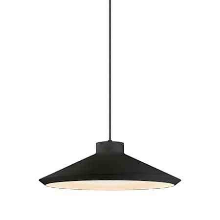 Sonneman Koma Edo 1 Light Pendant Satin Black