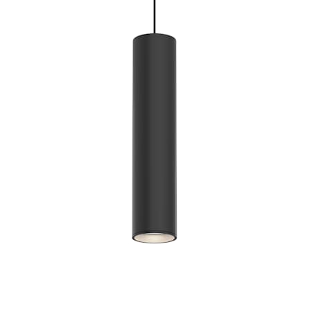 Sonneman ALC Single Light 10" Tall LED Mini Pendant Satin Black / Bezel Trim