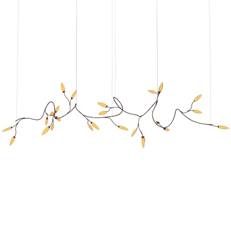 Sonneman Vines 160" Wide Linear Chandelier Coffee Bronze
