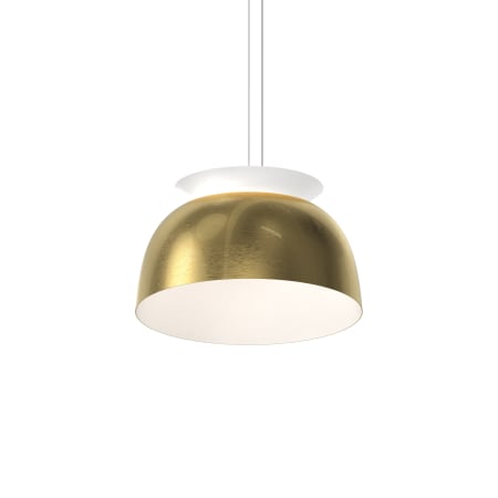 Sonneman Belle Flare 18" Wide LED Suspension Pendant Brass