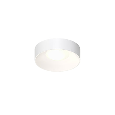 Sonneman Ilios 10" Wide LED Flush Mount Drum Ceiling Fixture - 277 Satin White