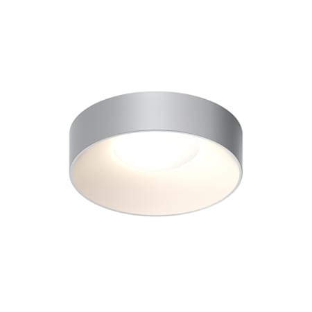 Sonneman Ilios 14" Wide LED Flush Mount Drum Ceiling Fixture - 277 Dove Gray