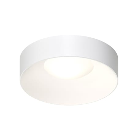 Sonneman Ilios 18" Wide LED Flush Mount Drum Ceiling Fixture - 277 Satin White