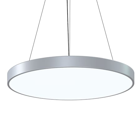 Sonneman Pi 30" Wide LED Suspension Pendant - 3000K Bright Satin Aluminum